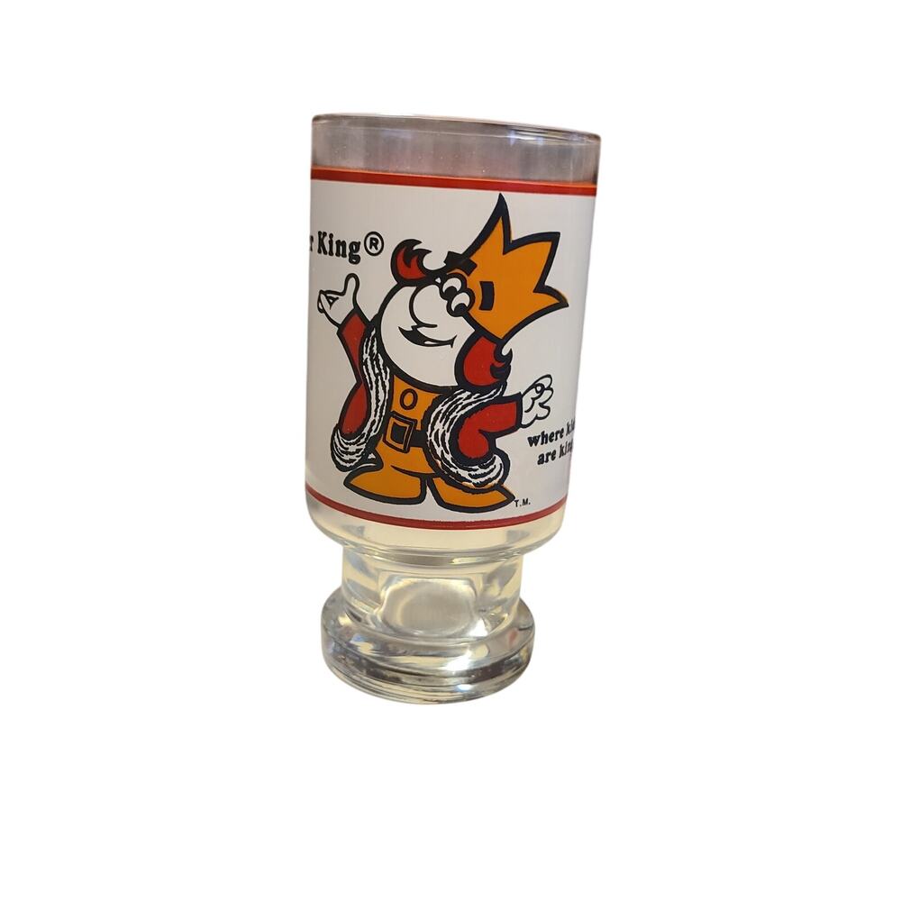 Vintage Burger King Glass " Home of the Whopper"  1970's